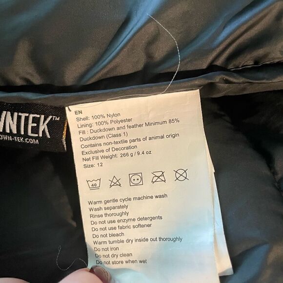 Kathmandu Duckdown and Feather DriFill 550 Puffer Jacket Size 8/ Excellent - Picture 7 of 9